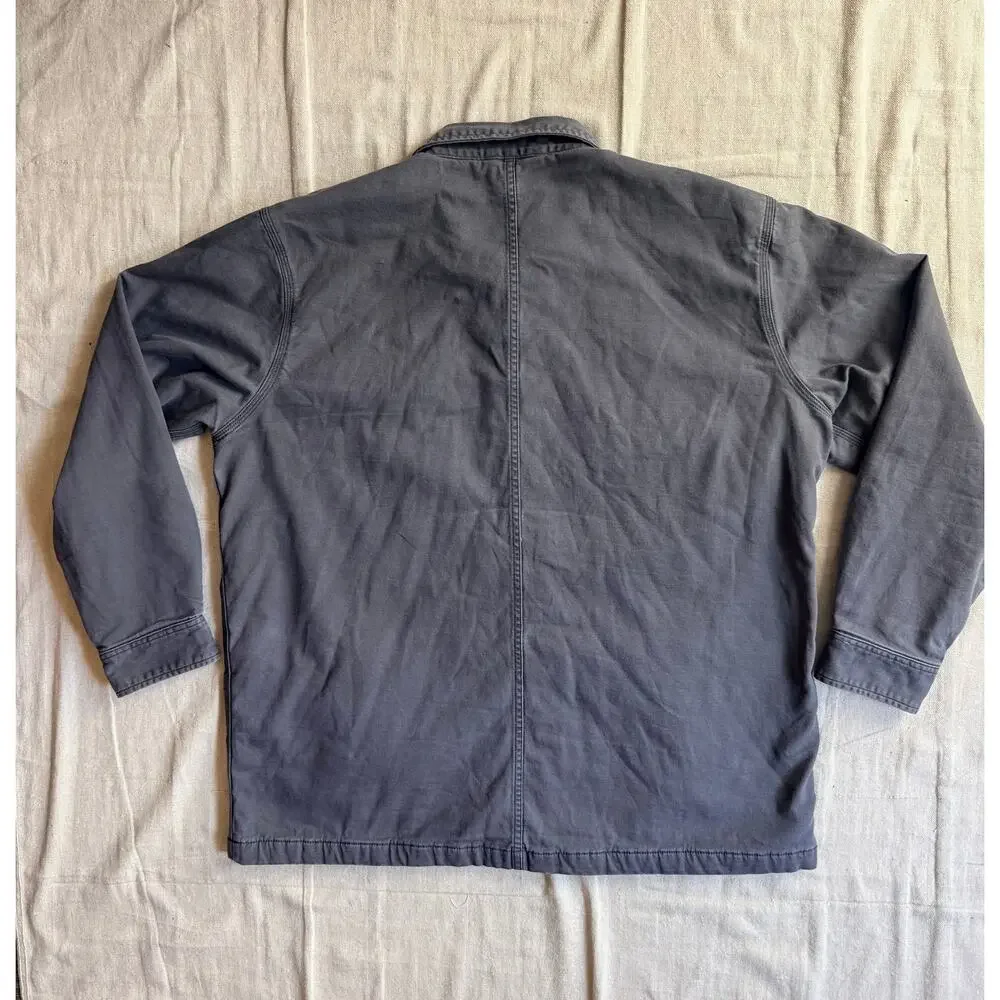 Carhartt Shacket Men's XL Rigby Shirt Jacket Blanket Lined Gray Fleece Rugged